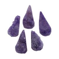 Amethyst Decoration, purple, 34x20x13mm, Sold By PC