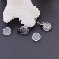 Resin Earring Clip Pad clear Sold By PC