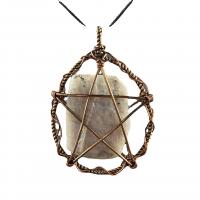 Gemstone Pendants Jewelry Natural Stone with Iron antique gold color plated & Unisex 30-50mmx50-70mm Sold By PC