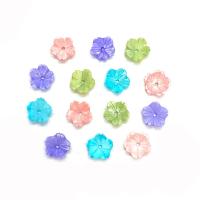 Natural Colored Shell Beads, Flower, Carved, DIY, more colors for choice, 8-12mm, Sold By PC