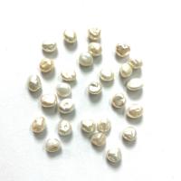 Naturalne perły słodkowodne perełki luźne, Perła naturalna słodkowodna, obyty, DIY, biały, 8-10mm, 10PC/torba, sprzedane przez torba