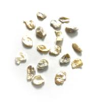 Natural Freshwater Pearl Loose Beads, Keshi, polished, DIY, white, 6x10-10x15mm, 10PCs/Bag, Sold By Bag