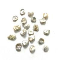 Naturales agua dulce perlas sueltas, Perlas cultivadas de agua dulce, Bricolaje, Blanco, 8-10mm, 10PCs/Bolsa, Vendido por Bolsa