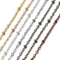Copper Coated Iron Ball Chain, plated, different size for choice, more colors for choice, 5m/Lot, Sold By Lot