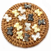 Perles naturelles de coquillage d'eau douce , coquille, papillon, DIY, plus de couleurs à choisir, 10x14mm, 5PC/sac, Vendu par sac