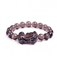 Ice Obsidian Bracelet, Fabulous Wild Beast, Unisex & radiation protection, brown, Length:7.5 Inch, Sold By PC