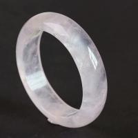 Rose Quartz Bangle, Unisex, pink, 19x58mm, Length:7.5 Inch, Sold By PC