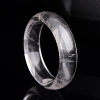 Clear Quartz Bangle anti-fatigue & for woman clear 55-60mm Length 7.5 Inch Sold By PC