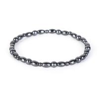 Hematite Anklet, Unisex, black, Length:Approx 8.66 Inch, Sold By PC