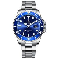 Men Wrist Watch Steel with Glass Japanese Movement watch movement for man & waterproof & luminated Sold By PC