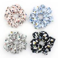 Hair Scrunchies Cloth handmade fashion jewelry & for woman 100mm Sold By PC