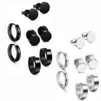 Stainless Steel Earring Set earring plated 4 pieces & fashion jewelry Sold By Set