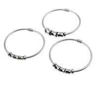 Stainless Steel Bangle, 304 Stainless Steel, with Magnet, different size for choice & for woman, original color, Inner Diameter:Approx 63mm, Sold By PC
