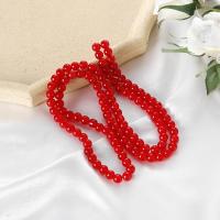 Crackle Glass Beads, stoving varnish, DIY, more colors for choice, 8mm, Sold Per 16 Inch Strand