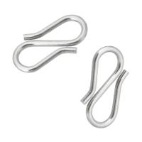 Stainless Steel S-shape Hook, original color, 6.50x12.50x1mm, Sold By PC