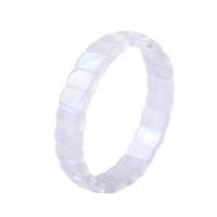 Pierre de lune bleue bracelet, protection contre les radiations & pour femme, couleurs mélangées, Longueur:15 cm, Vendu par PC