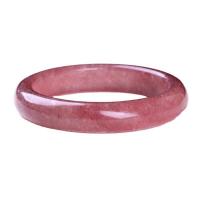 Strawberry Quartz Bangle, for woman, pink, 55-58mm, Length:17 cm, Sold By PC