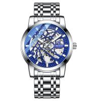 Reloj de Pulsera para Hombre, acero inoxidable, con Vidrio & aleación de zinc, impermeable & luminoso, más colores para la opción, 230-240x20mm,41x12.5mm, Vendido por UD