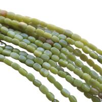 Southern Jade Beads, polished, DIY, green, 4x7mm, Sold By Strand