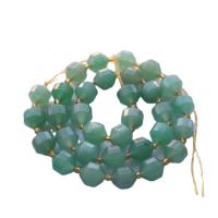 Natural Aventurine Beads, Green Aventurine, with Seedbead, Lantern, polished, DIY & different size for choice & faceted, green, 6-10mm, Sold Per 15.35 Inch Strand