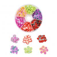 Polymer Clay Beads, Fruit, DIY, more colors for choice, 80x20mm, 1800PCs/Box, Sold By Box