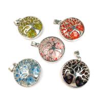 Millefiori Lampwork Pendant, Donut, DIY, more colors for choice, 28x30mm, Sold By PC