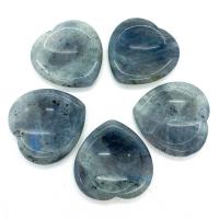 Labradorite Thumb Worry Stone Heart blue Sold By PC