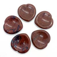 Red Obsidian Thumb Worry Stone Heart red Sold By PC