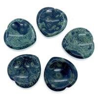 Malachite Thumb Worry Stone Heart mixed colors Sold By PC