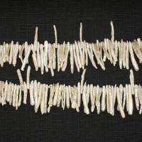 Biwa kultivierte Süßwasserperlen, Natürliche kultivierte Süßwasserperlen, DIY, weiß, 20-40mm, verkauft per 38 cm Strang