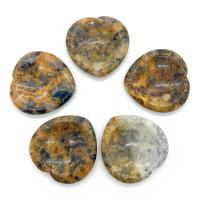 Crazy Agate Thumb Worry Stone Heart mixed colors Sold By PC