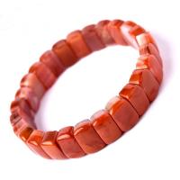 Yunnan agate rouge bracelet, unisexe & antifatigue, rouge, 9x11mm, Longueur:Environ 15 cm, Vendu par PC