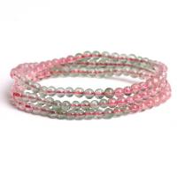 Strawberry Quartz Bracelet, anti-fatigue & for woman, mixed colors, 6mm, Sold By PC