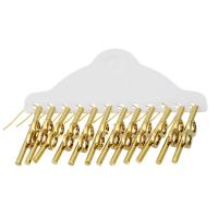 ステンレススチールドロップイヤリング, ステンレス, ゴールドメッキ, 6個 & ファッションジュエリー & 女性用, 金色, 10x43x20mm, 6ペア/セット, 売り手 セット