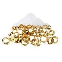 Edelstahl Tropfen Ohrring, goldfarben plattiert, 6 Stück & Modeschmuck & für Frau, goldfarben, 20x54x10mm, 6PaarePärchen/setzen, verkauft von setzen