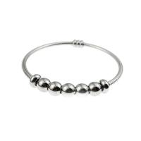 Stainless Steel Jewelry Bracelet, for woman, original color, 3mm, Sold By PC