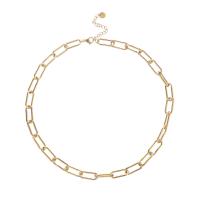 Stainless Steel Chain Necklace, with 1.97Inch extender chain, plated, vintage & for woman, more colors for choice, Length:Approx 15.75 Inch, Sold By PC