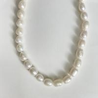 Rice ferskvandskulturperle Beads, Ferskvandsperle, du kan DIY & forskellige stilarter for valg, hvid, 10-11mm, Solgt Per 14.96 inch Strand