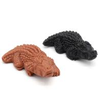 Kamień szlachetny Ozdoba, Krokodyl, do wyboru różne materiały, dostępnych więcej kolorów, 25x50mm, sprzedane przez PC