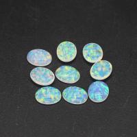 Opal Cabochon Oval DIY multi-colored Sold By PC