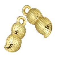 Zinc Alloy Pendants Peanut gold color plated Approx 1.5mm Sold By PC