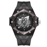 Reloj de Pulsera para Hombre, acero inoxidable, con Vidrio & silicona, impermeable, más colores para la opción, 25mm,55x16mm, Vendido por UD