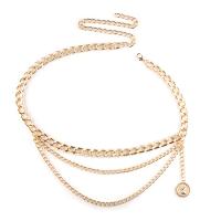 Zinc Alloy Waist Chain plated Unisex 25mm Length 100 cm Sold By PC