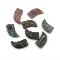 Bijoux Pendentifs en pierres gemmes, pierre gemme, DIY & différents matériaux pour le choix & aucun trou, plus de couleurs à choisir, 34x17x6mm, Vendu par PC