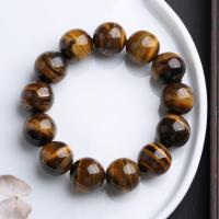 Natural Tiger Eye Bracelets, handmade, Unisex & different size for choice, Sold By Strand