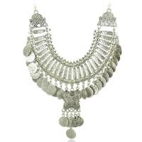 Мода Fringe ожерелье, цинковый сплав, Другое покрытие, Женский, не содержит никель, свинец, длина:Приблизительно 20.47 дюймовый, продается PC