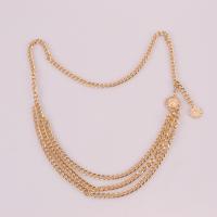 Zinc Alloy Waist Chain plated Unisex Length 90 cm Sold By PC