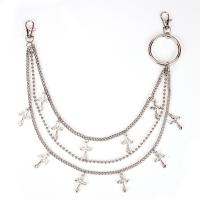 Zinc Alloy Waist Chain plated for woman silver color Length 50 cm Sold By PC