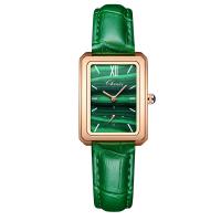 Женские наручные часы, нержавеющая сталь, с Кожа & Стеклянный & цинковый сплав, Женский & водонепроницаемый, разноцветный, продается PC