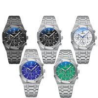 Reloj de Pulsera para Hombre, acero inoxidable, con Vidrio & aleación de zinc, impermeable, más colores para la opción, 240x26mm,42x26mm, Vendido por UD